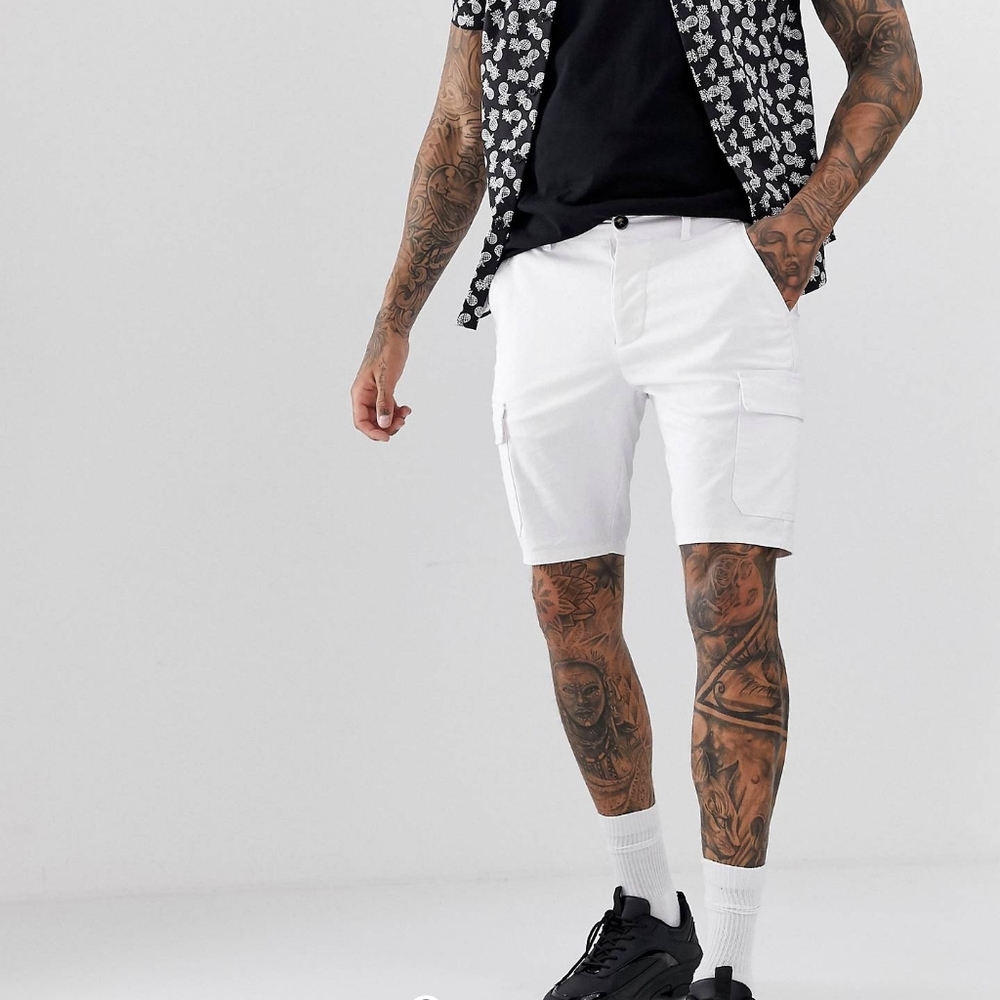 Asos super skinny cargo short